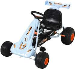 Παιδικό Ποδοκίνητο Go Kart Μονοθέσιο με Πετάλι Γαλάζιο