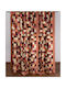 Silk Fashion Curtain with Tunnel 6380 Burgundy 150x275cm
