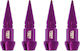 Valve Caps Bullets Purple 4pcs