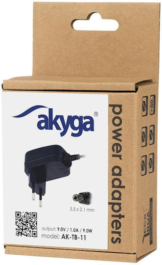 Akyga Universal Power Adapter 9V 1A with Power 9W (AK-TB-11)