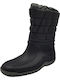 Women's Fur Lined Wellies Black
