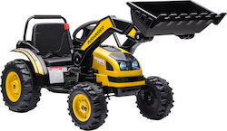 Kids 6V Electric Excavator Yellow