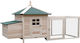 Pawhut Wooden Poultry Coop 2-Level L1.96 x W0.97 x H0.76m
