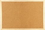 Black Red Cork Notice Board 80x120cm