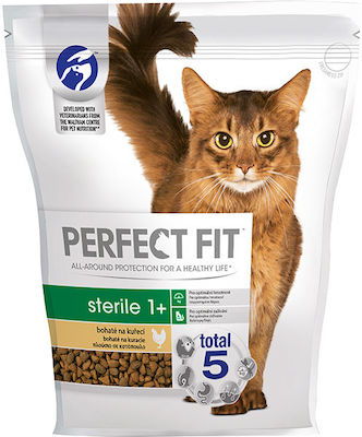 Perfect Fit Sterile 1+ Ξηρά Τροφή για Ενήλικες Στειρωμένες Γάτες με Κοτόπουλο 1.4kg