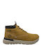 Suede Tabac Brown Men's Boots Anatomical