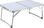 New Camp Tabelle Aluminium Klappbar für Camping Campingmöbel 60x40x26cm Silber