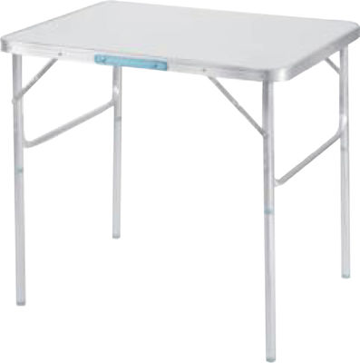 New Camp Tabelle Aluminium Klappbar für Camping Campingmöbel 60x45x56cm Silber