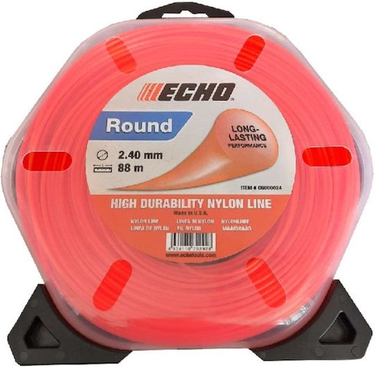 Echo C60000024 Μεσινέζα Στρογγυλή Μήκους 88m και Πάχους 2.4mm