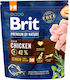 Brit Premium By Nature Senior Small/Medium 3kg Dry Food Gluten-Free for Senior Small & Medium Breed Dogs with Chicken