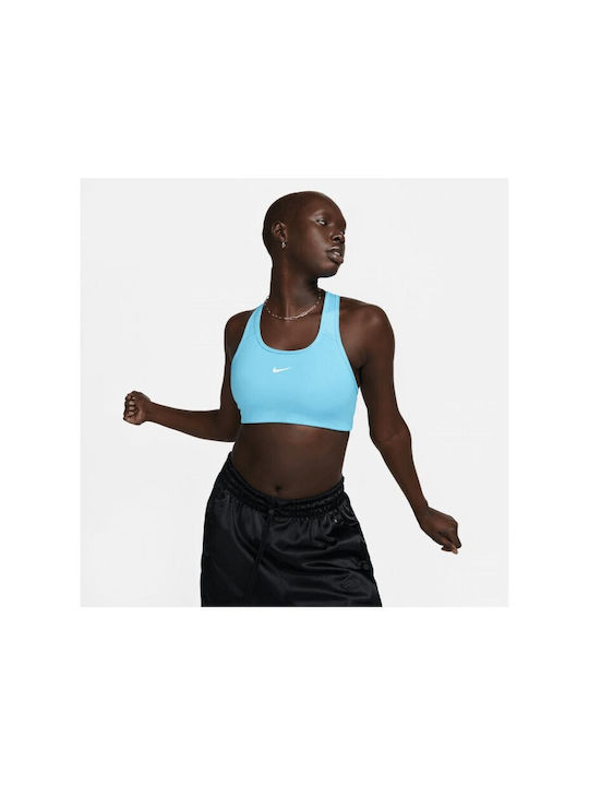 Nike Femei Atletic Sutien sport Albastru deschis