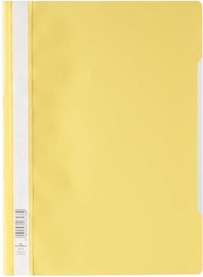Durable Mappe mit Feder für Papier A4 Gelb 1Stück