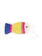 Nobleza Stâlp Pentru Zgâriere De Pisici Covoraș Multicolor 36x16cm