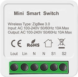 Aubess Intermediate Switch ZigBee 1 Channel 10A With Neutral Aubess Intermediate Switch ZigBee 1 Channel 10A With Neutral