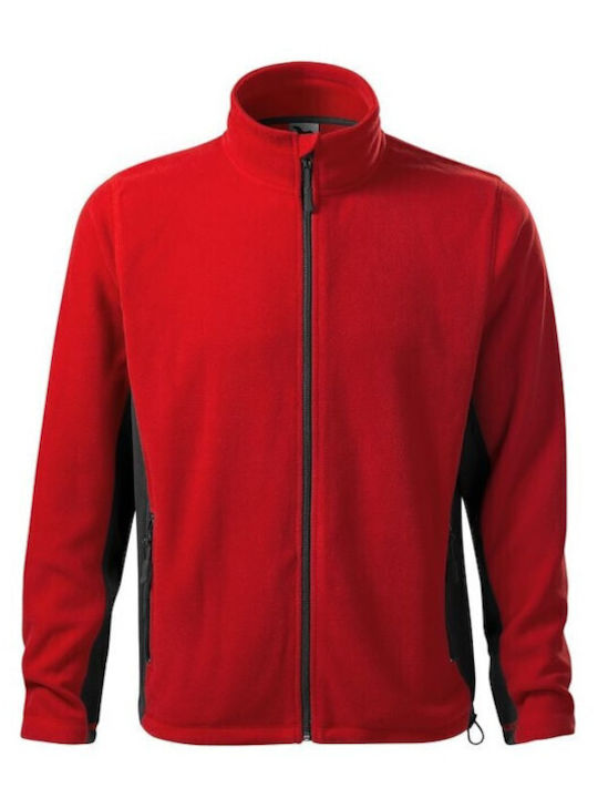 Malfini Men's Long Sleeve Promotional Cardigan Red