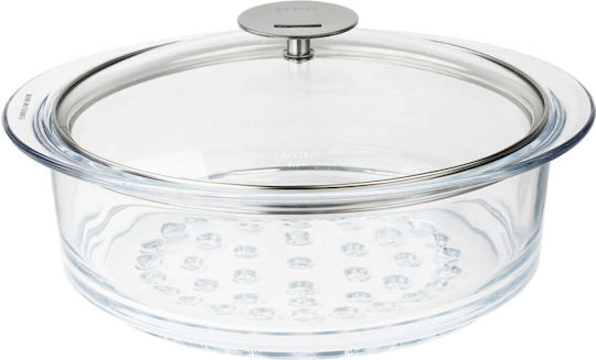 Cristel CR- Dampfgarer-Korb aus Glas für Topf 20εκ.