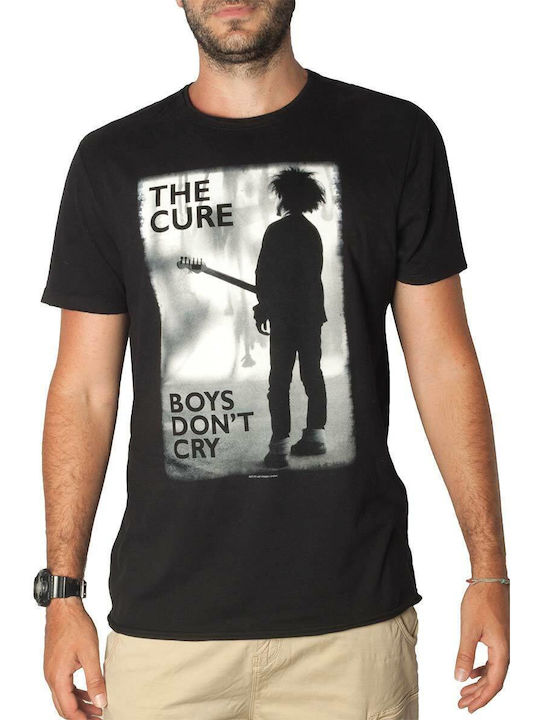 Amplified T-shirt The Cure Boys Dont Cry σε Μαύρο χρώμα