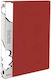 Typotrust Clipboard Flexible with 60 plastic sleeves Slides for Paper A4 Burgundy 1pcs