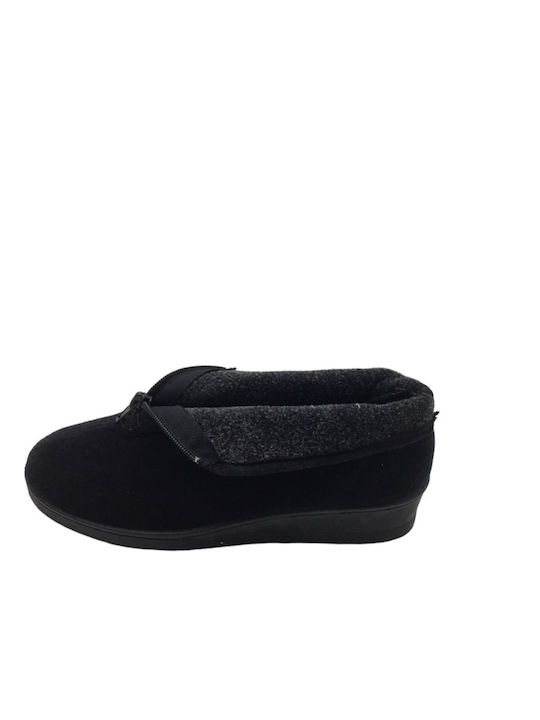 Dicas Z8177 Closed-Back Women's Slippers In Black Colour
