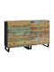 Comoda pentru Dormitor din Lemn Masiv cu 6 sertare 120x33x75buc