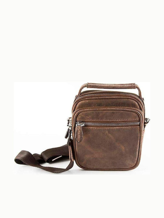 Fetiche Leather Дамска Мъжка Чанта За Рамо / Пр...