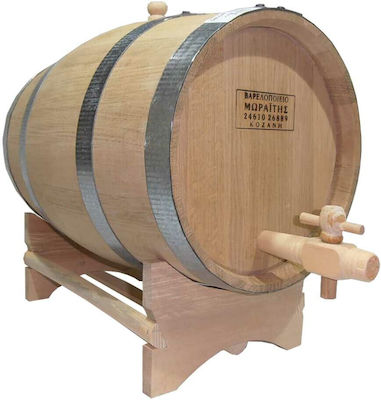 Fresh Wine Wooden Barrel with Tap 30lt 001131