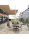 Outdoor-Stuhl Polypropylen Helen Black 50x59x84εκ.