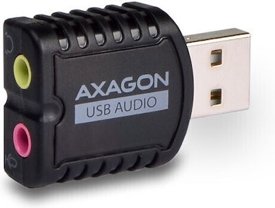 Axagon Εξωτερική USB Κάρτα Ήχου ADA-10