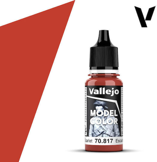 Acrylicos Vallejo Model Model Making Paint Scarlet 17ml