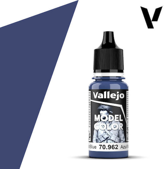 Acrylicos Vallejo Model Modellbau Farbe Flat Blue 17ml