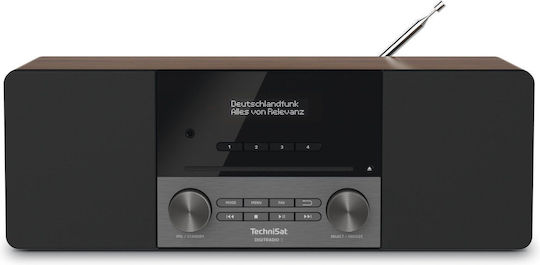 Technisat Озвучителна система 2 DigitRadio 3 0004/3913 20W с CD / Цифрови медии Player, WiFi и Блутут Орехи