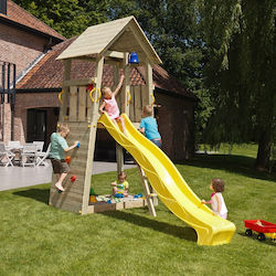 Blue Rabbit Wooden Play Tower