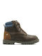 Kids Boots with Laces Brown