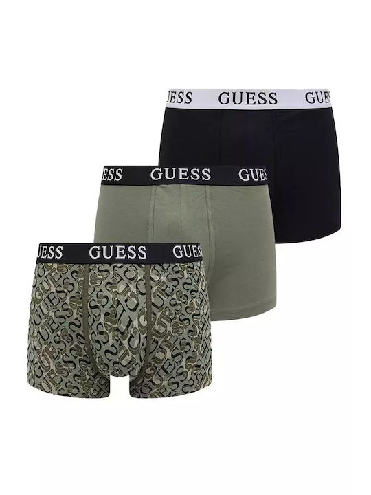 Guess Men's Boxers Multicolour with Patterns 3Pack