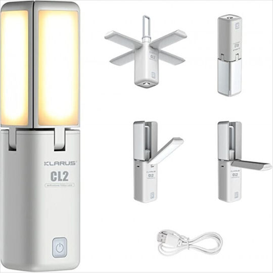 Klarus Rechargeable Flashlight LED IPX5 with Maximum Brightness 750lm CL2 White