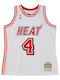 Mitchell & Ness Miami Heat 1988 Rony Seikaly #4 Men's Basketball Jersey