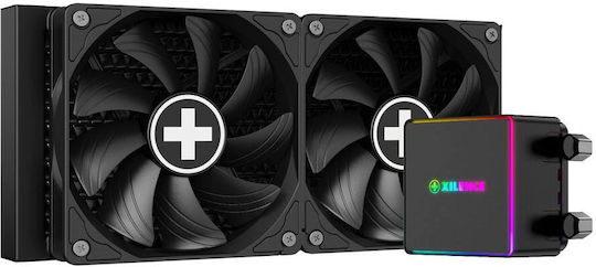 Xilence LiQuRizer LQ240PRO Υδρόψυξη AIO CPU με 2 Ανεμιστήρες 120mm και ARGB Φωτισμό
