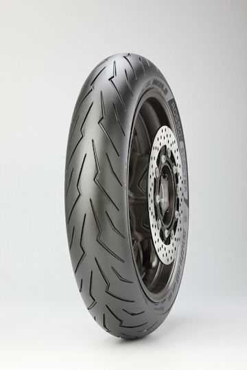 Pirelli Diablo Rosso Scooter Front Tyre 120/70-14 54 S Tubeless