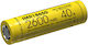 NiteCore IMR18650 Επαναφορτιζόμενη Μπαταρία 18650 Li-Mn 2600mAh 3.7V 1τμχ