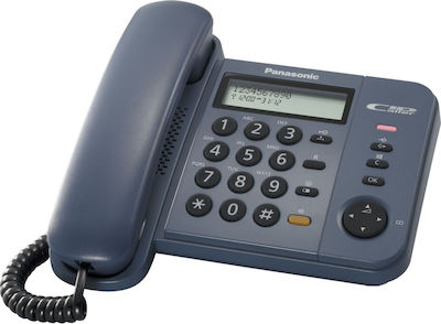 Panasonic KX-TS580 Office Corded Phone Navy Blue