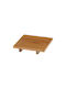 Leone Platou de Servire pentru Sushi Lemn 15x15x2.5buc 1buc