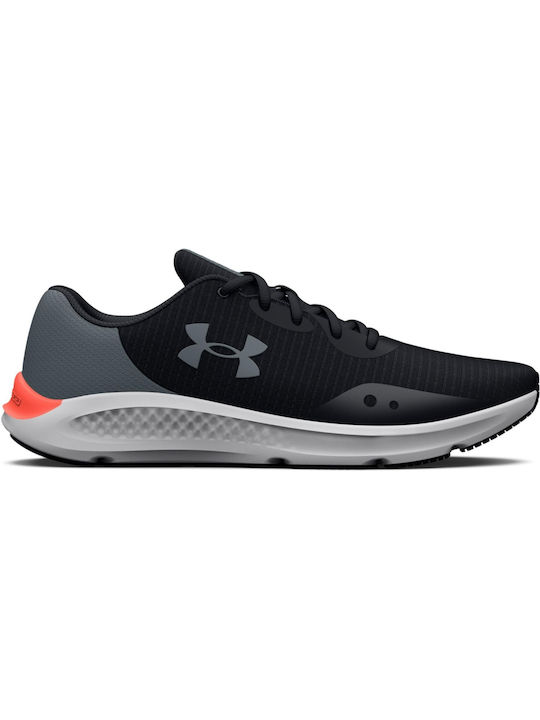 Under Armour Charged Pursuit 3 Tech Ανδρικά Αθλητικά Παπούτσια Running Μαύρα