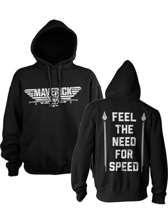 Top Gun Top Gun Maverick Need For Speed Hoodie Black PM-3-TGM003-H82-4