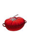 Staub Cocotte Tomato Special Edition Găstră Ovală Din Fontă 32.5x21cm 2.5lt