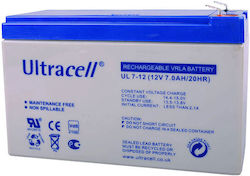 Ultracell UL 7-12 Μπαταρία UPS με Χωρητικότητα 7Ah και Τάση 12V