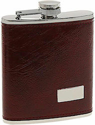 Hip Flask Φλασκί Ανοξείδωτο Κόκκινο 210ml