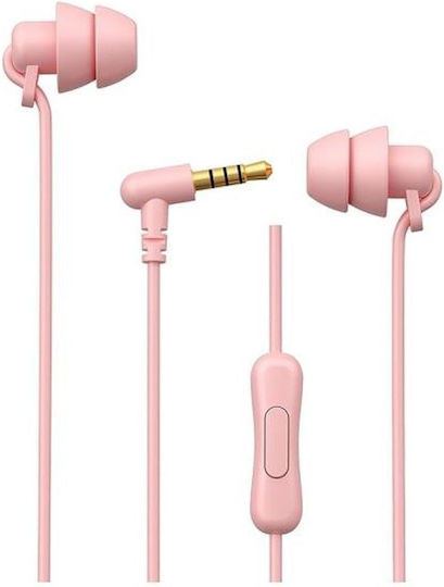 WK YB02 In-Ear Freisprecheinrichtung Kopfhörer mit Stecker 3.5mm Pink