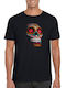 Pegasus T-shirt Sugar Skull σε Μαύρο χρώμα