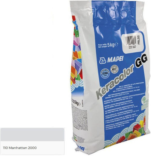 Mapei Keracolor GG Gresie de umplere a rosturilor de țiglă Gri 5kg