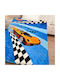 Lino Home Blanket Velvet Rally Fast Blue 160x220cm